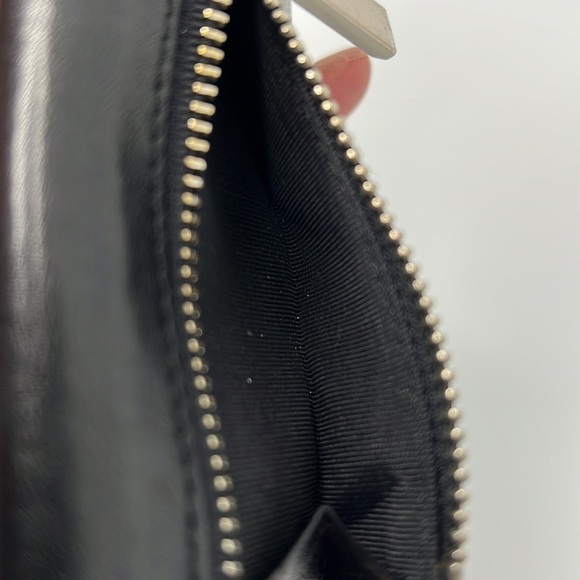 Lanvin key holder with key ring - black leather with silver hardware - Picture 5 of 6